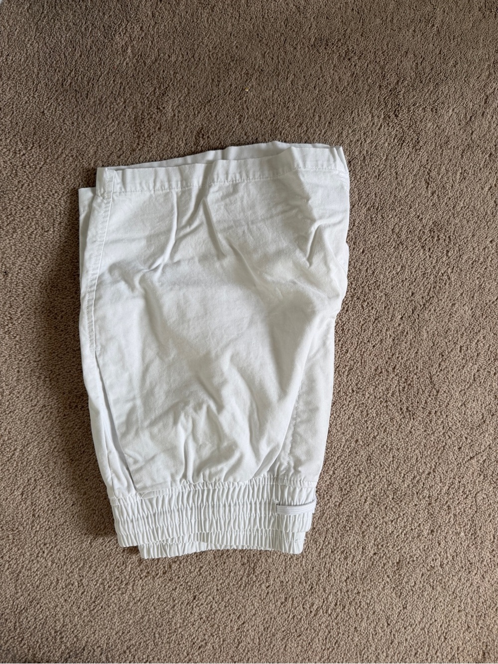 Calvin Klein white Chino Drawstring Shorts - Picture 5 of 6
